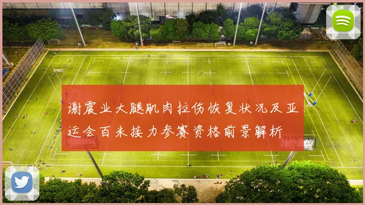 谢震业大腿肌肉拉伤恢复状况及亚运会百米接力参赛资格前景解析